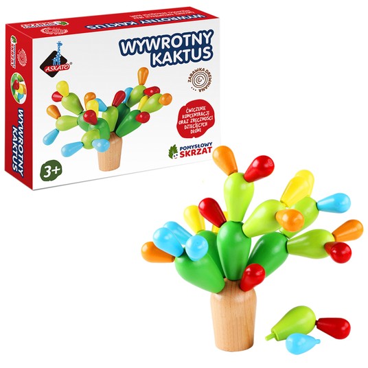POMYSŁOWY SKRZAT WYWROTNY KAKTUS 7119 -zdjęcie numer 1