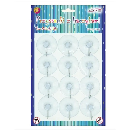 PRZYSSAWKI Z HACZYKAMI 12SZT.4CM 3066 -zdjęcie numer 1