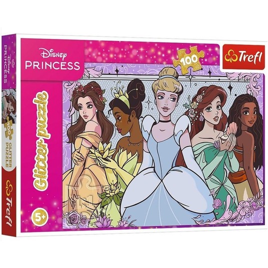 PUZZLE 100 GLITTER BROKATOWE MARZENIA 16610 -zdjęcie numer 1