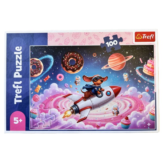 PUZZLE 100 JAMNIK NA RAKIECIE 16558 -zdjęcie numer 1