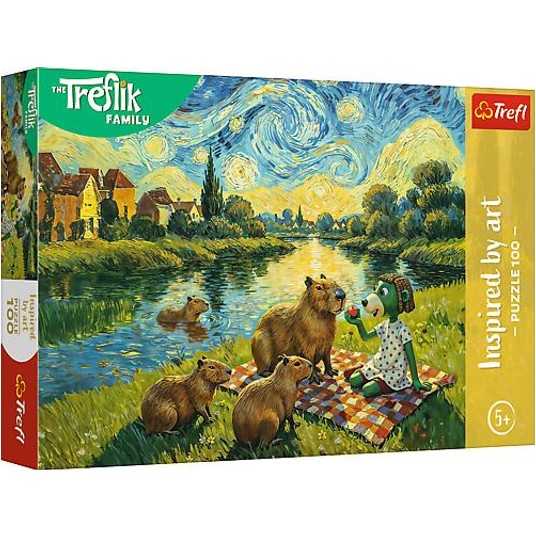 PUZZLE 100 KARMIĄC KAPIBARY 16563 -zdjęcie numer 1