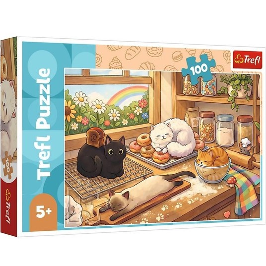 PUZZLE 100 KOCIAKI ŁOBUZAKI 16559 -zdjęcie numer 1