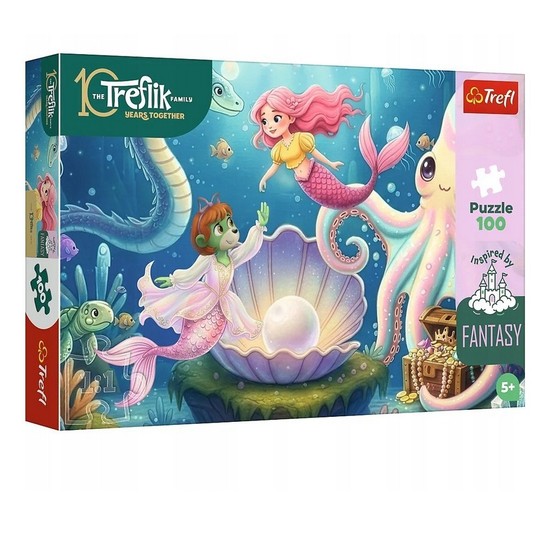 PUZZLE 100 W KRAINIE SYRENEK 16575 -zdjęcie numer 1