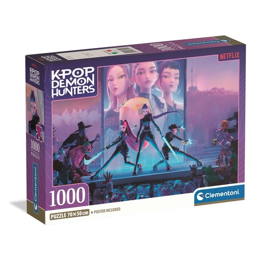 PUZZLE 1000 COMPACT K-POP DEMON HUNTERS 37121 -zdjęcie numer 1
