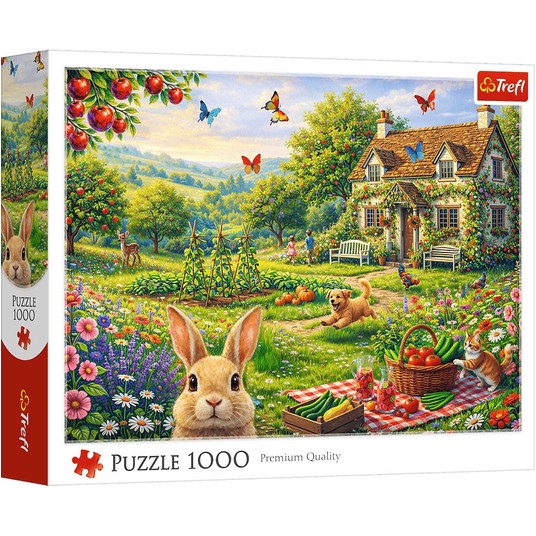 PUZZLE 1000 DOMEK NA WSI 10995 -zdjęcie numer 1