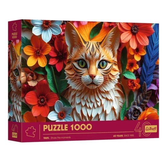 PUZZLE 1000 JUBILEUSZ KOT 40040 -zdjęcie numer 1
