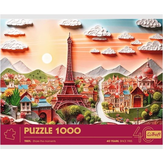 PUZZLE 1000 JUBILEUSZ PARYŻ 40044 -zdjęcie numer 1