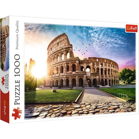 PUZZLE 1000 KOLOSEUM W PROMIENIACH SŁOŃCA 10468 -zdjęcie numer 1