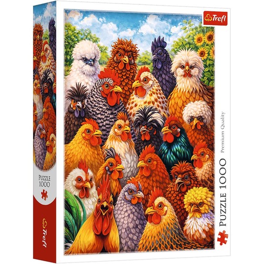 PUZZLE 1000 KURY 10997 -zdjęcie numer 1