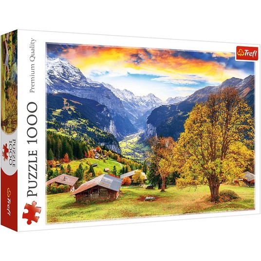 PUZZLE 1000 MALOWNICZA ALPEJSKA WIOSKA 10775 -zdjęcie numer 1
