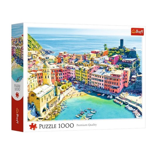 PUZZLE 1000 MALOWNICZE MIASTECZKO VERNAZZA 10988 -zdjęcie numer 1