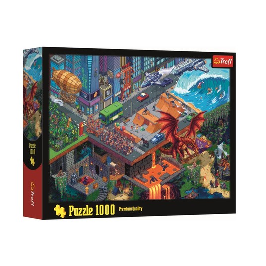 PUZZLE 1000 MIASTO PIXEL 10986 -zdjęcie numer 1