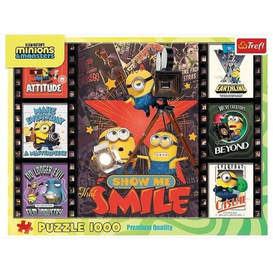 PUZZLE 1000 MINIONKI 3 KADRY FILMOWE 10992 -zdjęcie numer 1