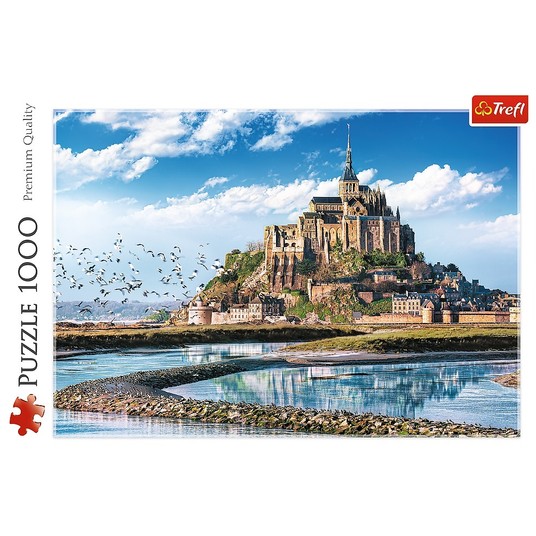 PUZZLE 1000 MONT SAINT-MICHEL FRANCJA 10766 -zdjęcie numer 1