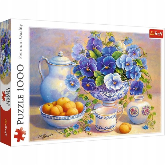 PUZZLE 1000 NIEBIESKI BUKIET 10466 -zdjęcie numer 1