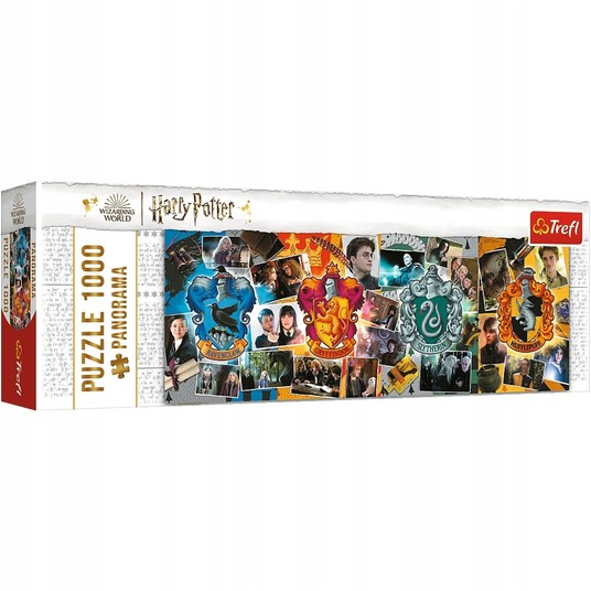 PUZZLE 1000 PANORAMA CZTERY DOMY HOGWARTU 29051 -zdjęcie numer 1