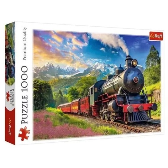 PUZZLE 1000 PODRÓŻ POCIĄGIEM 10929 -zdjęcie numer 1