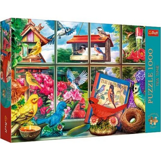 PUZZLE 1000 PREMIU PLUS TEA TIME ŚWIAT PTAKÓ 10850 -zdjęcie numer 1