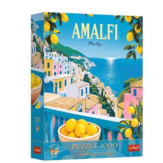 PUZZLE 1000 PREMIUM AMALFI WŁOCHY 12136 -zdjęcie numer 1