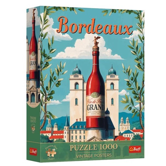 PUZZLE 1000 PREMIUM BORDEAUX FRANCJA 12135 -zdjęcie numer 1