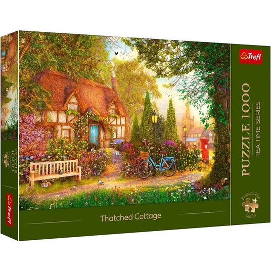 PUZZLE 1000 PREMIUM DOMEK POD STRZECHĄ 10803 -zdjęcie numer 1