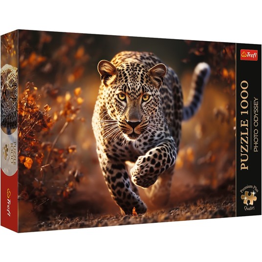 PUZZLE 1000 PREMIUM DZIKI LEOPARD 10818 -zdjęcie numer 1