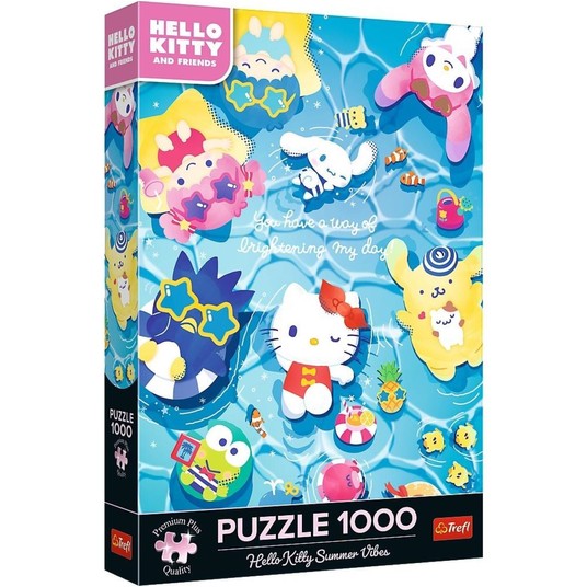 PUZZLE 1000 PREMIUM HELLO KITTY LETNI RELAKS 12067 -zdjęcie numer 1