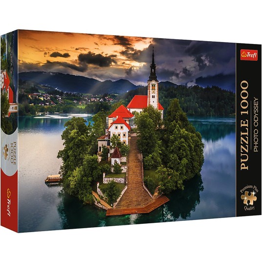 PUZZLE 1000 PREMIUM JEZIORO BLED SŁOWENIA 10797 -zdjęcie numer 1