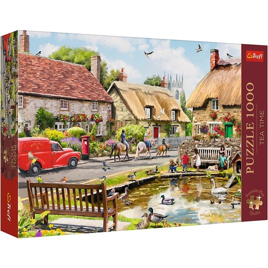PUZZLE 1000 PREMIUM LATO W MIASTECZKU 10808 -zdjęcie numer 1