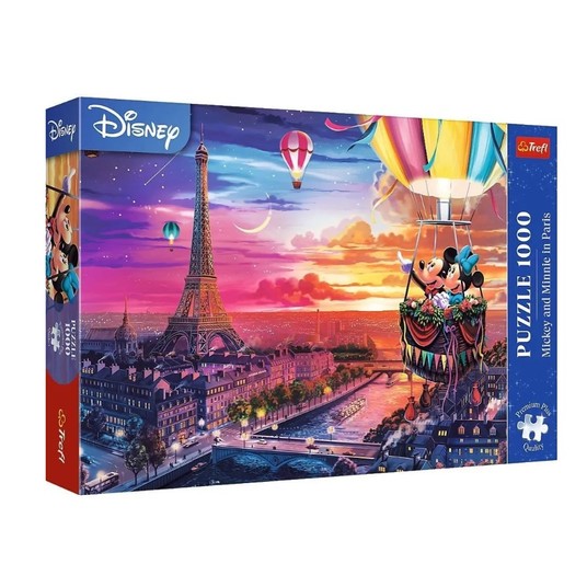 PUZZLE 1000 PREMIUM MICKEY I MINNIE W PARYŻU 10917 -zdjęcie numer 1