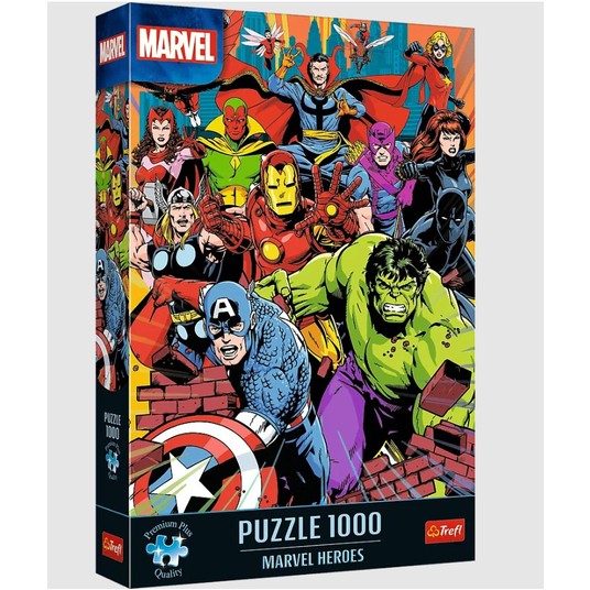 PUZZLE 1000 PREMIUM PLUS MARVEL HEROES 10881 -zdjęcie numer 1