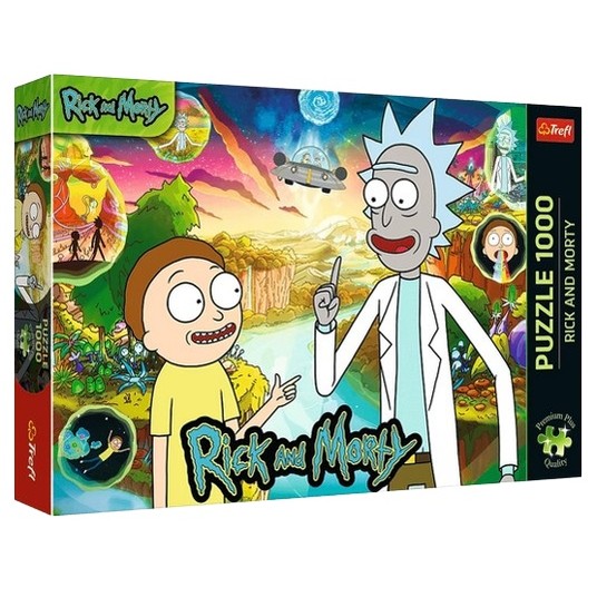 PUZZLE 1000 PREMIUM PLUS RICK I MORTY 10838 -zdjęcie numer 1