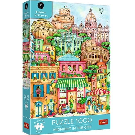 PUZZLE 1000 PREMIUM PÓŁNOCY W RZYMIE 12072 -zdjęcie numer 1