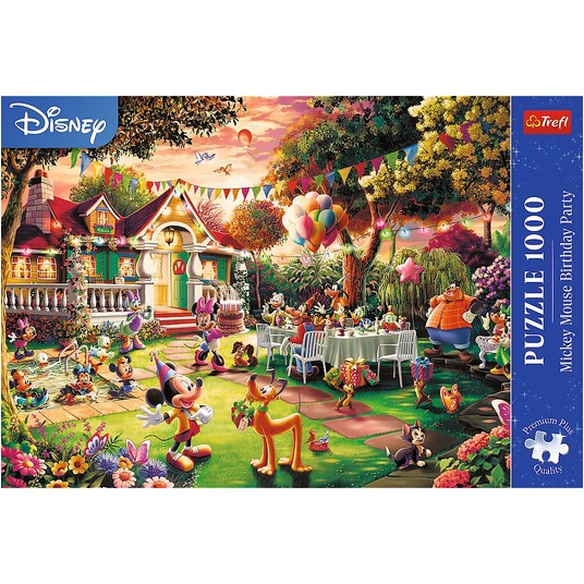 PUZZLE 1000 PREMIUM PRZYJĘCIE URODZIN MICKEY 10915 -zdjęcie numer 1
