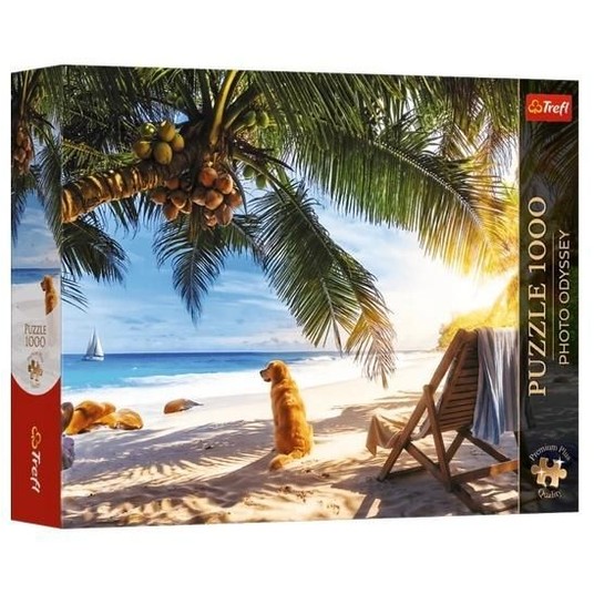 PUZZLE 1000 PREMIUM RELAKS NA PLAŻY 12173 -zdjęcie numer 1