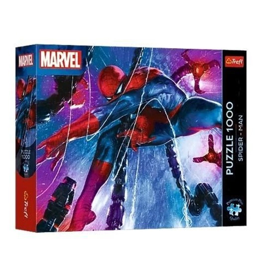 PUZZLE 1000 PREMIUM SPIDER MAN SIEĆ PRZYGÓD 12147 -zdjęcie numer 1