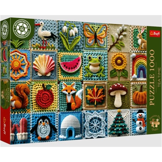 PUZZLE 1000 PREMIUM SZYDEŁKOWANIE 12116 -zdjęcie numer 1