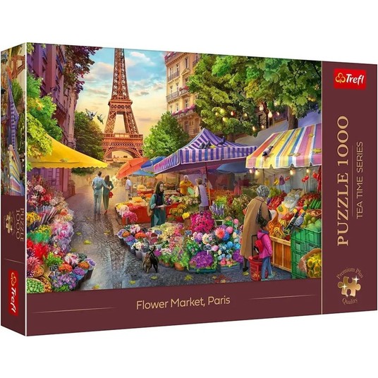 PUZZLE 1000 PREMIUM TARG KWIATOWY PARYŻ 10799 -zdjęcie numer 1