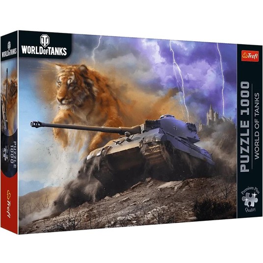 PUZZLE 1000 PREMIUM WORLD OF TANKS TYGRYS II 12089 -zdjęcie numer 1