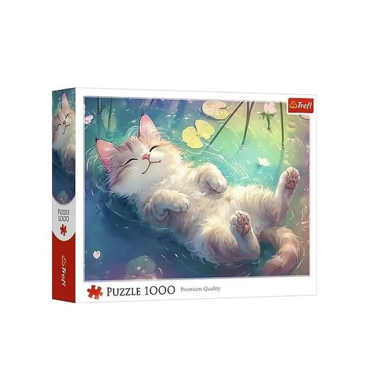 PUZZLE 1000 PURRFEKCYJNY RELAKS 10983 -zdjęcie numer 1