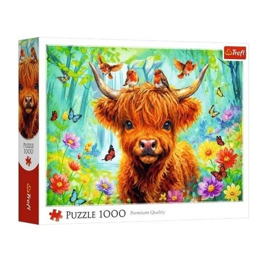 PUZZLE 1000 SZKOCKA KROWA 10998 -zdjęcie numer 1