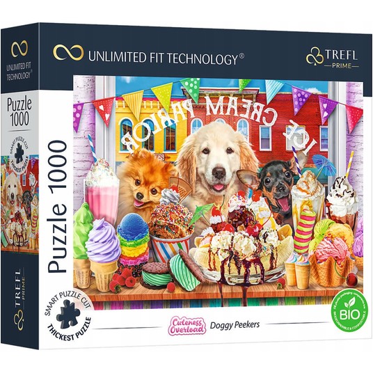PUZZLE 1000 UFT CIEKAWSKIE PIESKI 10699 -zdjęcie numer 1