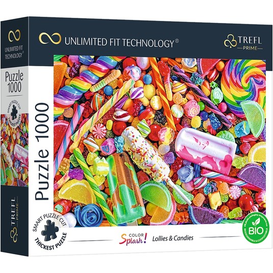 PUZZLE 1000 UFT LIZAKI I CUKIERKI 10701 -zdjęcie numer 1