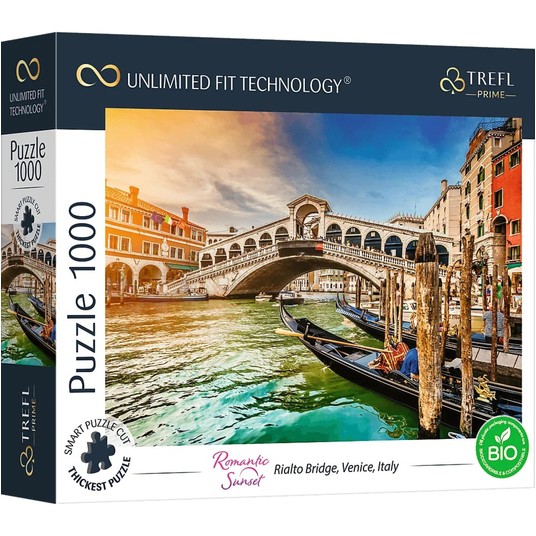 PUZZLE 1000 UFT MOST RIALTO, WENECJA, WŁOCHY 10692 -zdjęcie numer 1