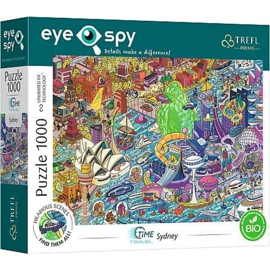 PUZZLE 1000 UFT PODRÓZ W CZASIE SYDNEY 10751 -zdjęcie numer 1