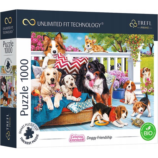 PUZZLE 1000 UFT PSIA MIŁOŚĆ 10698 -zdjęcie numer 1