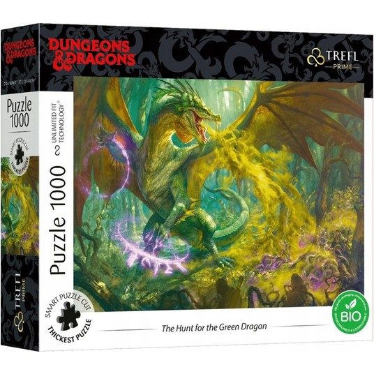 PUZZLE 1000 UFT THE GREEN DRAGON 10758 -zdjęcie numer 1