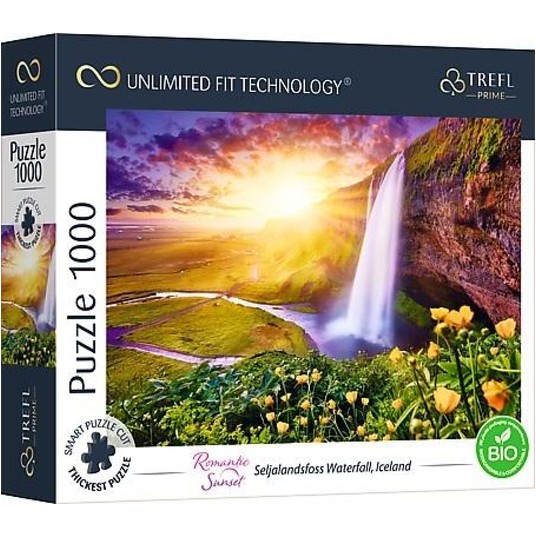 PUZZLE 1000 UFT WODOSPAD SALJALANDSFOSS 10756 -zdjęcie numer 1