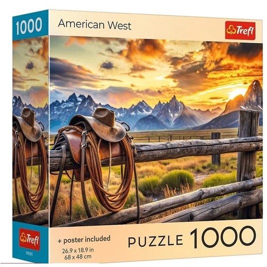 PUZZLE 1000 USA COLLECTION AMERICAN WEST 99285 -zdjęcie numer 1
