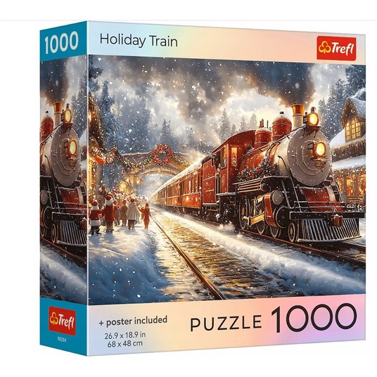 PUZZLE 1000 USA COLLECTION HOLIDAY TRAIN 99284 -zdjęcie numer 1
